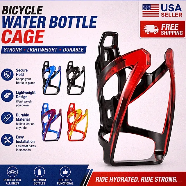 1pc Bicycle Water Bottle Cage Ultralight MTB Road Bike Holder Bracket Bracket