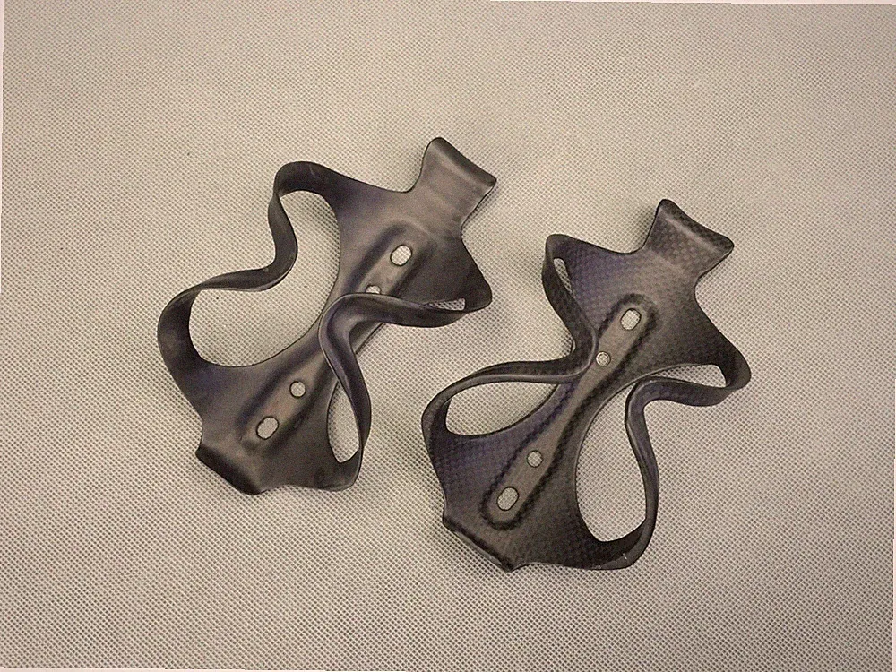 2 PCS Cycling Water Bottle Cage Carbon Fiber Bicycle Bottle Holder 3K/UD Matte
