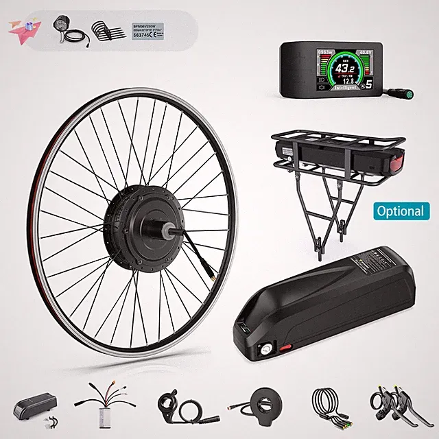 48V500W Bafang Electric Bike 20" 26" 27.5" 700C Rear Wheel Motor VBrake Cassette