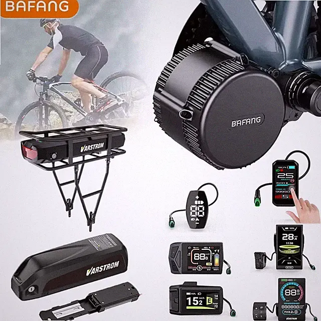 48V750W BAFANG Mid Drive Motor Kit BBS02B 68-73mm Electric Bike Conversion Kit