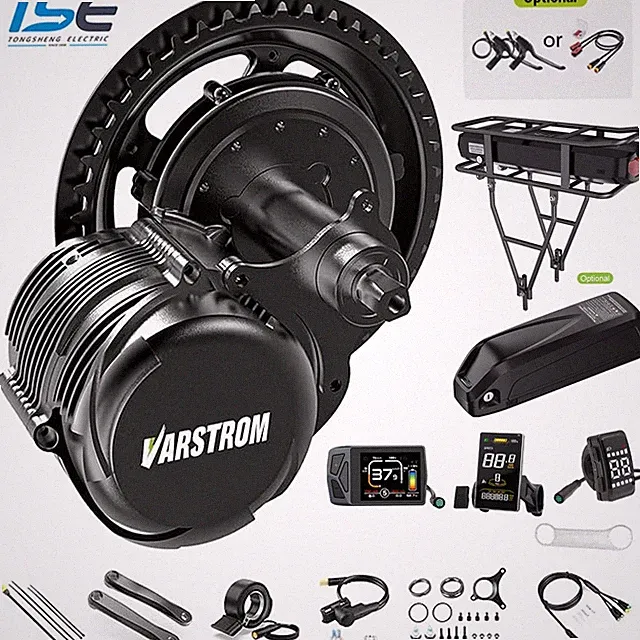 48V750W Mid Drive Motor Kit Tongsheng Torque Sensor TSDZ8 E-bike Conversion Kits