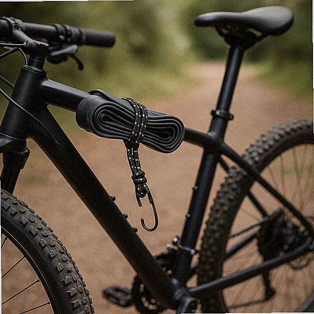 ALLTOO Bike Frame Bungee Cord Strap Tie