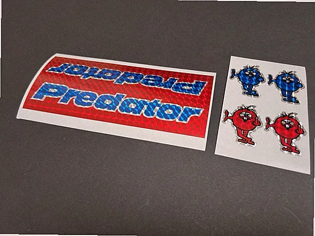 Down Tube Decal for 1981 Predator BMX Bike (Plus Extras)