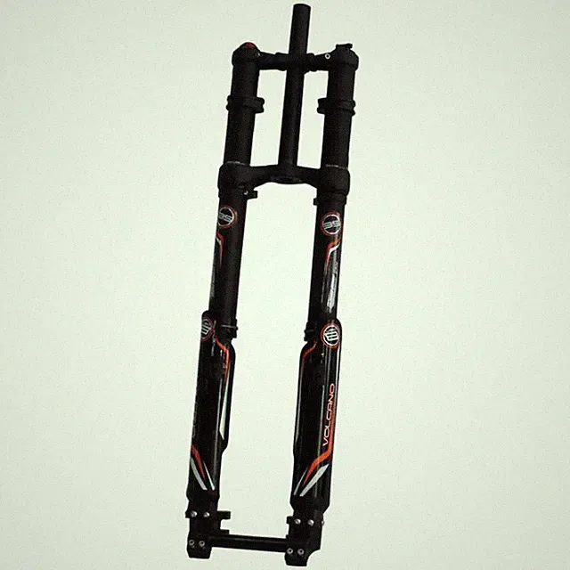 Downhill Mountain Electric Bike Air Suspension Front Fork Travel 203mm Thru Axle