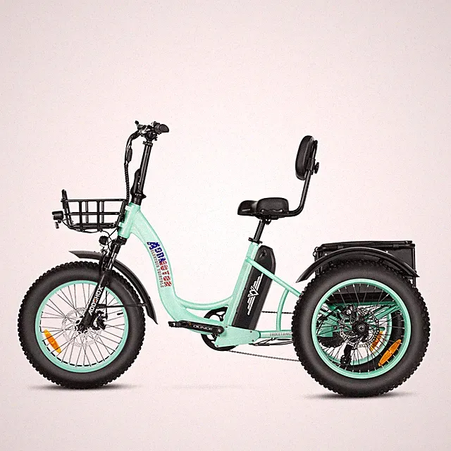 Electric Trike ADDMOTOR M330II 750W 20Ah Rear Motor Fat Tire for Seniors Bicycle