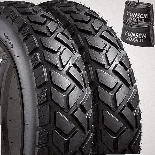 Mountain Bike Compatible 20x4.0 Fat E-Bike Tires - Pair