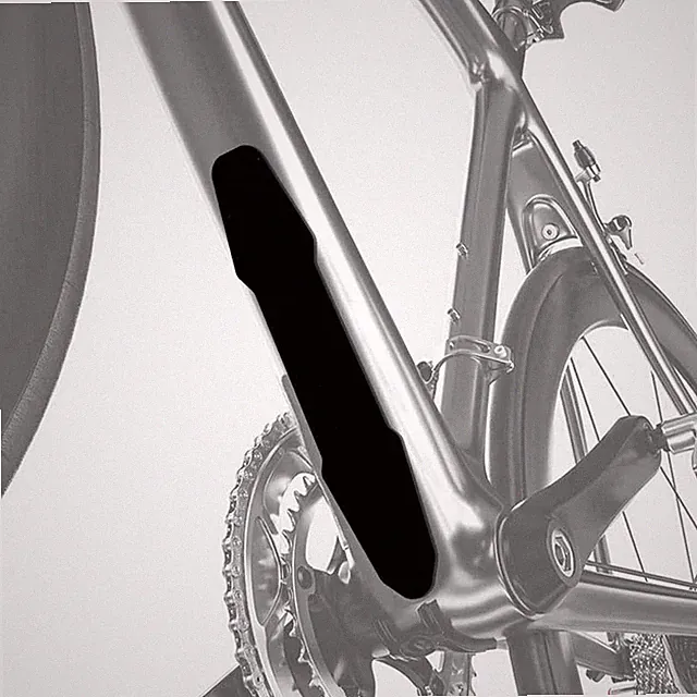 Mountain Bike Down Tube Protector Sticker Silicone Material Construction