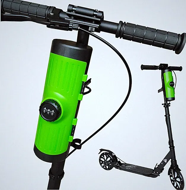 NEW Anti Theft Scooter Bicycle Bike Lock Box 3 Number Combo Combination Gray