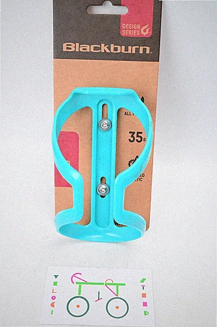 NEW* Blackburn Grid Recycled Plastic MTB Road Gravel Bike Bottle Cage - Blue 35g