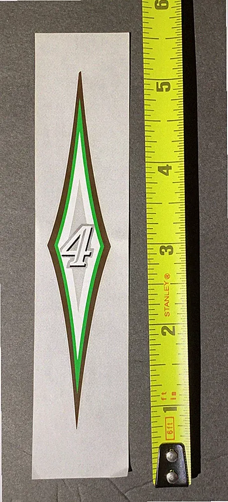 NOS SCHWINN CRUISER FOUR 4*GENUINE* DOWN TUBE BICYCLE DECAL