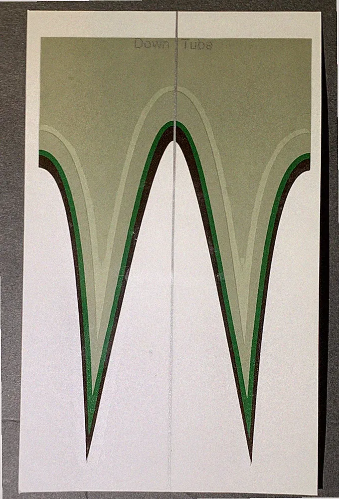 NOS SCHWINN CRUISER *GENUINE* DOWN TUBE BICYCLE DECAL