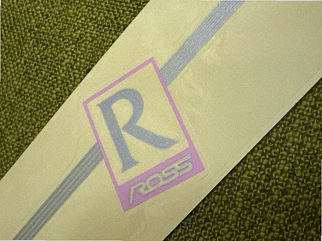 NOS Vintage 1980s ROSS BICYCLES Decal TOP DOWN TUBE Chainguard MTB Cruiser 12.5”