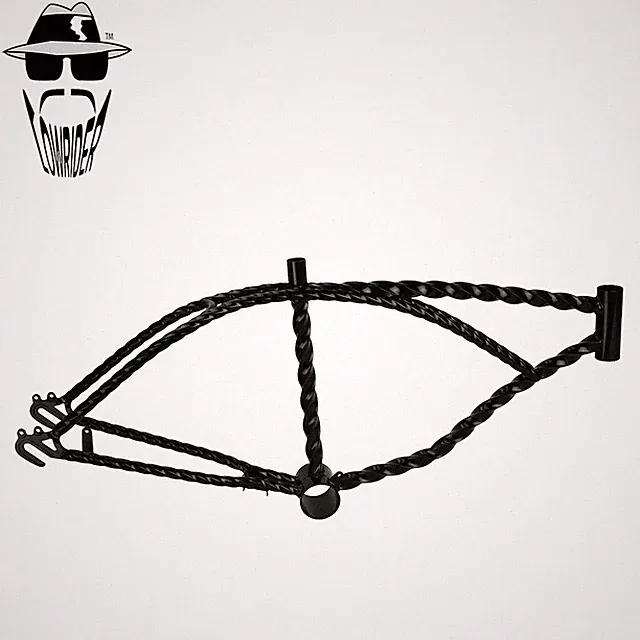 ORIGINAL LOWRIDER 20” Square Twisted Black Frame – Cruiser/Lowrider Bicycle.