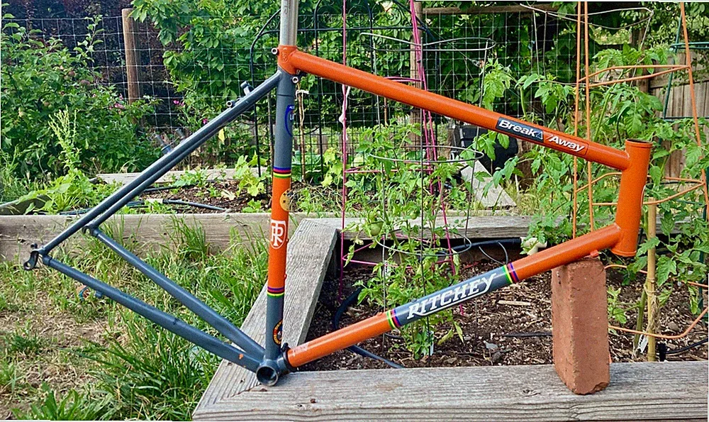 Ritchey Breakaway Cross Frame 60cm/XL Steel Orange S&S Travel Touring Bike