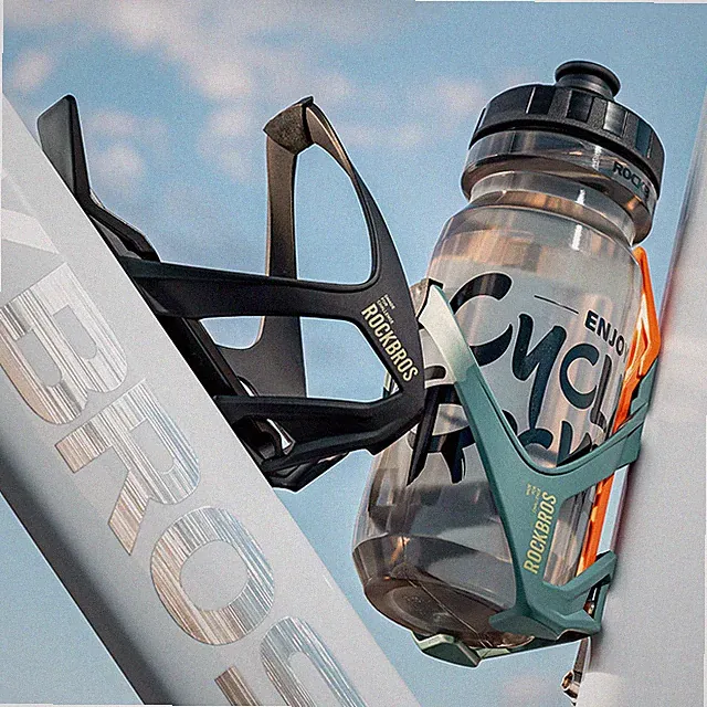 【ROAD TO SKY】ROCKBROS Bike Bottle Holder Drink Cup Cage with Tire Prying Rod