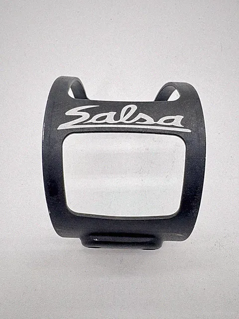 Salsa Bicycle Bottle Cage Flat Black Aluminum Commuter Cafe Java Gravel Touring~
