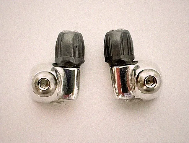 Shimano Down-Tube Adjustable Cable Housing Stops, Curved - nos