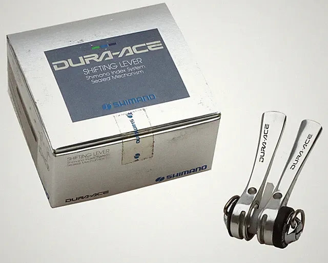 Shimano Dura-Ace SL-7401 Shifter 3/2x7S Friction/Index Silver NOS NEW
