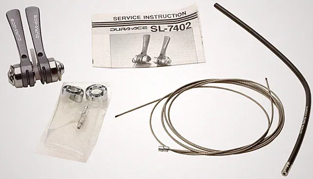 Shimano Dura-Ace SL-7402 Shifter 3/2x8S Friction/Index Gray NOS NEW