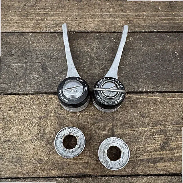 Shimano SL-S434 Light Action Down Tube Shifters 6 Speed SIS Braze Set 6s VIntage