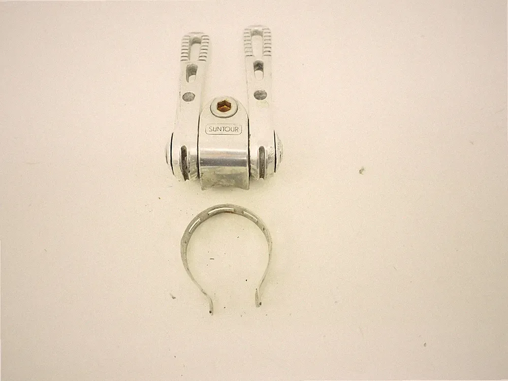 Suntour Road Bicycle Down Tube Shifters 2x8-Speed W/Mount Bracket - Vintage
