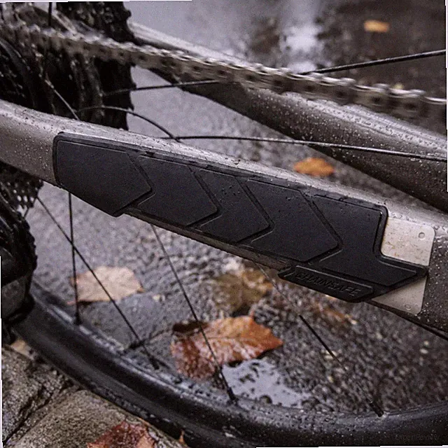 Two-Wheeled Vehicle Chainstay Protector Easy to Detach Vehicle Accessory