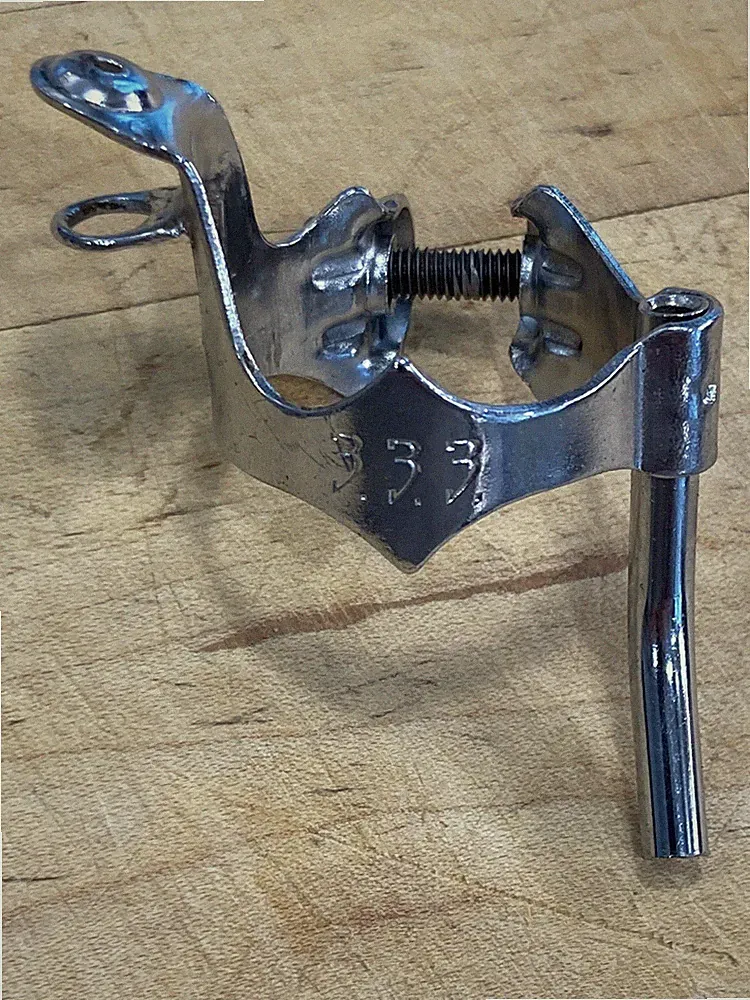 Vintage 333 Shimano Bicycle Down Tube Cable Stop Clamp Stem Road Bike 10Sp Shift