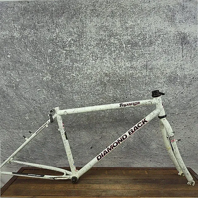 Vintage Diamond Back Topanga MTB Frame 17in Splatter 1990s Cafe 26in 135mm CRMO