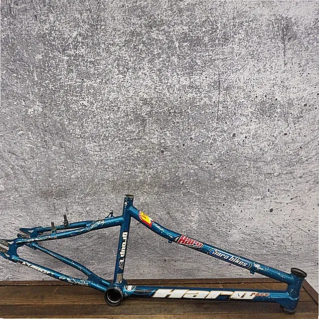 Vintage Haro Group 1 Ti BMX Race Frame 21in 4130 Chromoly Blue Mid School 20in