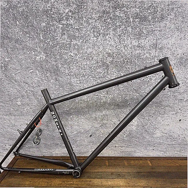 Vintage Kona Mountain Bike Frame 18in Gray 26in 135mm Steel MTB Cafe 1 1/8 HT