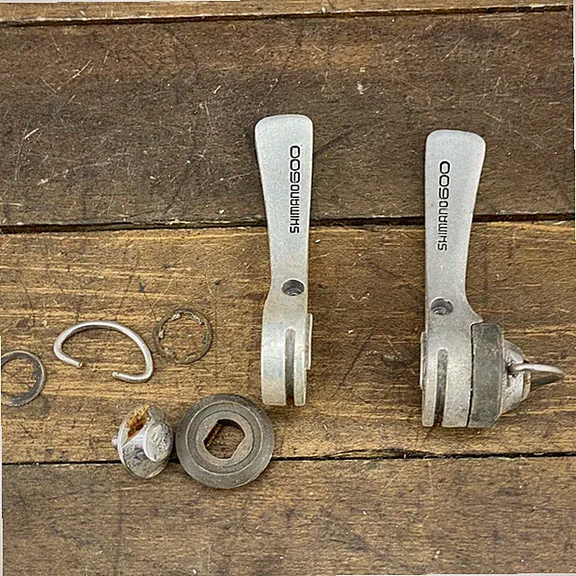 Vintage Shimano 600 Shifter SL-6208 PARTS Braze On SIS Index 6s Eroica