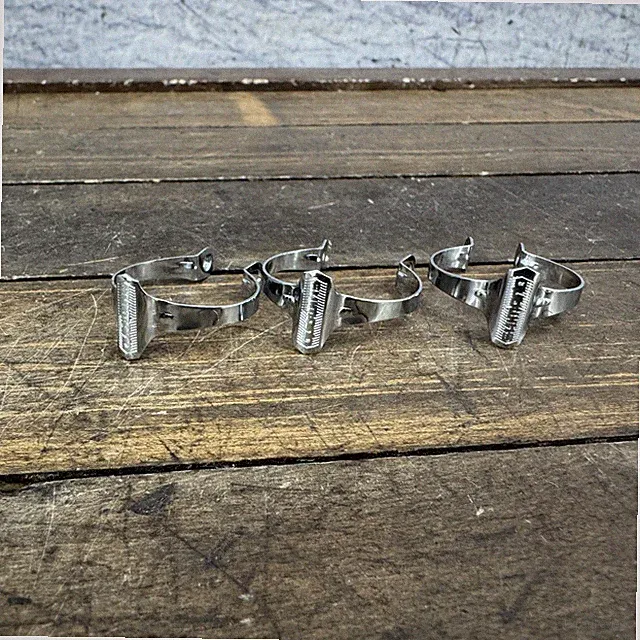Vintage Shimano Down Tube BRake Clip Cable Clamp Set 1" 25.4 Road No Screws