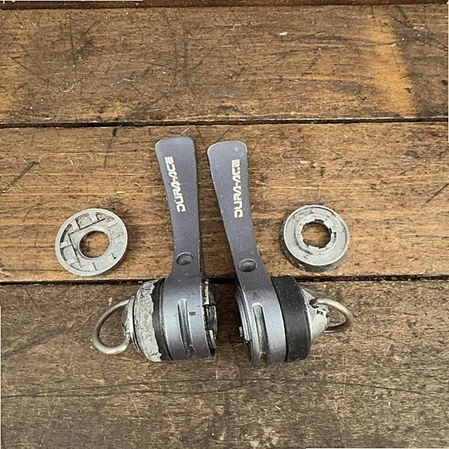 Vintage Shimano Dura-Ace Shifter Set SL-7401 7s PARTS Friction SIS