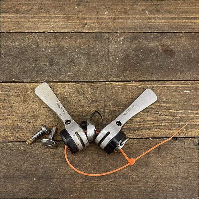 Vintage Shimano SL-S434 Light Action Friction Downtube Shifters 6 Speed Pair
