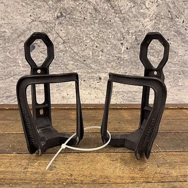 Vintage Specialized Plastic Water Bottle Cages Black Bike Holders Road MTB 90s