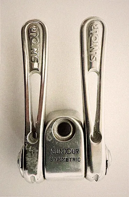 Vintage Suntour Symmetric Down Tube Top Mount 1 Bolt Shift Lever - Used