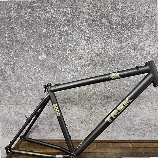 Vintage Trek 8000 ZX Mountain Bike Frame 18in Matte Black Alloy USA 26in 135mm